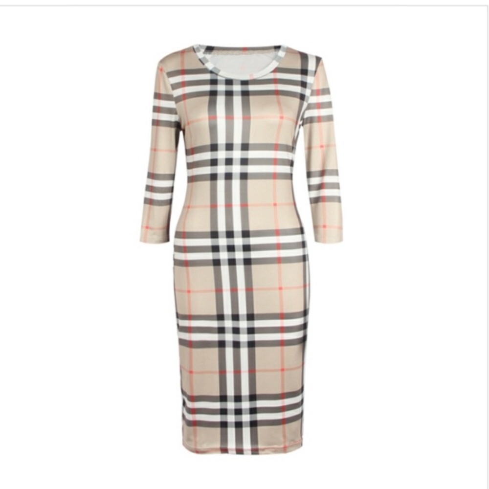 Burberry print dress